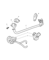 Diagram for 2005 Chrysler Pacifica EGR Tube - 4861648AA