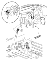 Diagram for 2006 Dodge Durango Seat Belt - 5HQ081D1AD