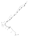 Diagram for Ram Dakota Brake Line - 52013478AF