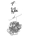 Diagram for 2000 Jeep Grand Cherokee Battery Cable - 56038423AD