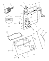 Diagram for Jeep Cherokee Oil Pan Gasket - 53007567