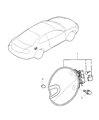 Diagram for 2002 Chrysler Sebring Fuel Door - MR535732