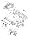 Diagram for Jeep Wrangler Hood Hinge - 55075559