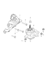 Diagram for 2018 Jeep Wrangler Engine Mount - 68271533AB