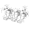 Diagram for 2008 Jeep Commander Seat Cushion - 1JP281UYAA