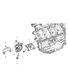 Diagram for Dodge Magnum Engine Mount Bracket - 4578193AD