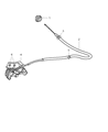 Diagram for Chrysler Town & Country Throttle Cable - 4861640AC