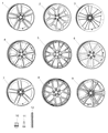 Diagram for 2015 Dodge Challenger Spare Wheel - 5LC46JXYAA