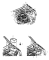 Diagram for 2016 Chrysler Town & Country Battery Tray - 68053342AG