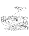 Diagram for Chrysler PT Cruiser Parking Brake Cable - 5273960AA