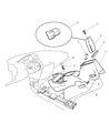 Diagram for Dodge Neon Center Console Base - PL87TK5