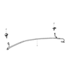 Diagram for Chrysler Windshield Washer Nozzle - 5XJ17ZZZAB