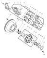 Diagram for 2007 Chrysler Aspen Brake Bleeder Screw - 5143401AA