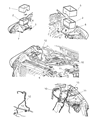 Diagram for Dodge Ram 3500 Battery Cable - 56000976AB