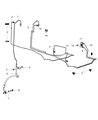 Diagram for 2012 Jeep Wrangler Brake Line - 5154168AB
