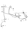 Diagram for 2012 Jeep Wrangler Hydraulic Hose - 5154169AB