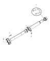 Diagram for 2011 Dodge Durango Drive Shaft - 52123470AE