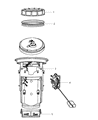 Diagram for 2003 Dodge Viper Fuel Sending Unit - 5086489AA