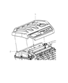 Diagram for Dodge Avenger Engine Cover - 4627272AA