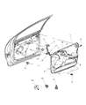 Diagram for 2001 Dodge Intrepid Door Handle - 5102835AA