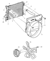 Diagram for 2006 Dodge Ram 1500 Radiator Support - 5290374AC