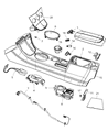 Diagram for Chrysler Sebring Seat Heater Switch - 1EF571DVAA