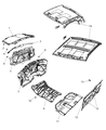 Diagram for Dodge Ram 2500 Dash Panels - 55361481AB