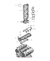 Diagram for 2010 Chrysler Sebring Intake Manifold - 4892233AB