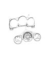 Diagram for 2007 Dodge Caliber Speedometer - 4671991AE