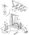 Diagram for Chrysler LHS Seat Belt - 5018505AA