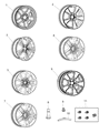 Diagram for 2014 Jeep Patriot Spare Wheel - YX87S4AAA