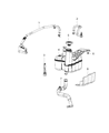 Diagram for Ram 4500 Coolant Reservoir - 68166475AC