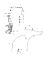 Diagram for Jeep Grand Cherokee Windshield Washer Nozzle - 68260443AA