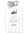 Diagram for Mopar Automatic Transmission Filter - 68266725AA