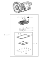 Diagram for Dodge Challenger Automatic Transmission Filter - 68266725AA