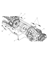 Diagram for Chrysler 300M Dipstick - 4765014AE