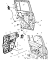 Diagram for 2008 Jeep Compass Door Lock Actuator - 4589414AE