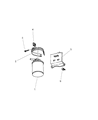 Diagram for 1997 Dodge Viper Vapor Canister - 53030381AB