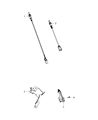 Diagram for 2016 Dodge Dart Oxygen Sensor - 68142340AA