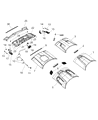 Diagram for Dodge Challenger Hood Cable - 68185113AB