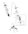 Diagram for 2017 Jeep Cherokee Control Arm - 68210238AF