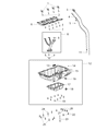 Diagram for Jeep Wrangler Oil Pan - 68279934AD