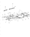 Diagram for 1997 Dodge Ram 1500 Front Cross-Member - 4864975