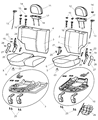 Diagram for 2002 Jeep Grand Cherokee Seat Cover - WK321DVAA