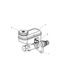 Diagram for 2005 Chrysler Sebring Brake Master Cylinder - 5101794AA