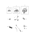 Diagram for 2015 Chrysler 200 Dome Light - 5MW35ML2AB