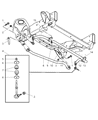Diagram for Dodge Track Bar - 52121235AA