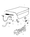 Diagram for 2013 Dodge Charger Trunk Lid Latch - 5056268AC