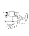 Diagram for Jeep Wrangler Starter Motor - R4801850AA
