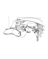 Diagram for 2008 Chrysler Pacifica Instrument Cluster - 5172445AA